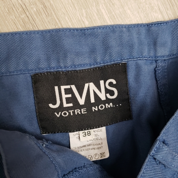 VINTAGE JEVNS votre nom ombre midi button skirt - Picture 7 of 7